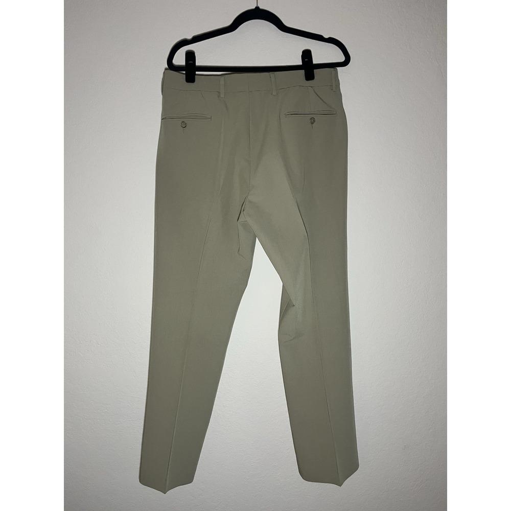 Egara Mens Khaki Dress Pants 34x30 Classic Fit